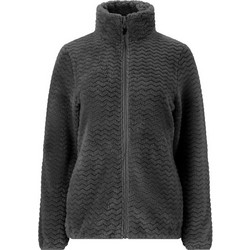 Whistler Γυναικεία Ζακέτα Fleece Μακριά με Φερμουάρ Ανθρακί W243194