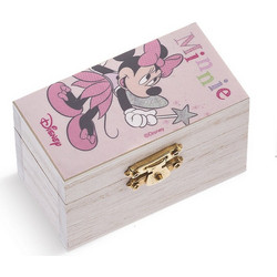 Parisis Μπομπονιέρα Βάπτισης Σεντούκι Minnie Mouse Νεράιδα από Ξύλο ΝΑ155