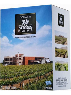 Κτήμα Δ. Μίγας Ασκός Κρασί Ροζέ Ξηρό 5000ml