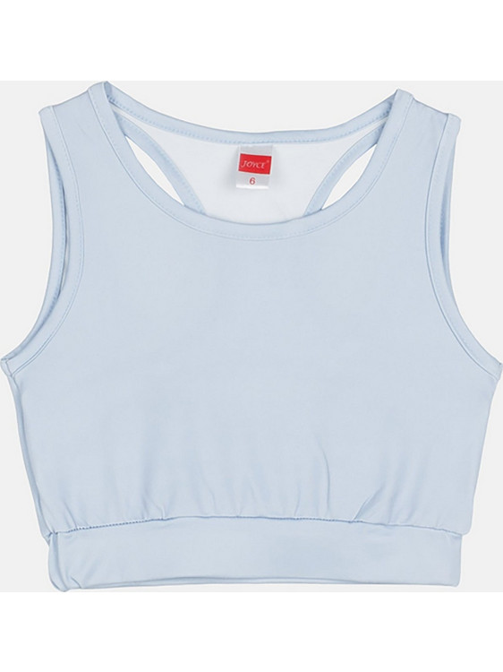 Joyce Παιδικό Crop Top Αμάνικο Γαλάζιο 2513517