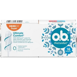 O.B. Pro Comfort Super Ταμπόν για Αυξημένη Ροή 4 Σταγόνες 16τμχ