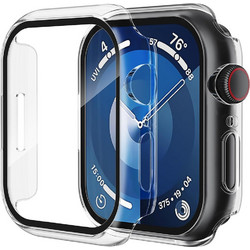 Techsuit Πλαστική Θήκη με Προστασία Οθόνης για Apple Watch 1 / 2 / 3 42mm Διαφανής