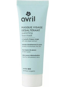 Avril Thirst-Quenching Certified Organic Κρεμώδης Μάσκα Προσώπου για Ενυδάτωση & Λάμψη 50ml