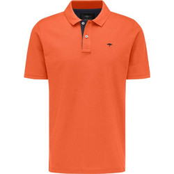Fynch Hatton Contrast Ανδρική Μπλούζα Polo Κοντομάνικη Πορτοκαλί 1313-1711-200