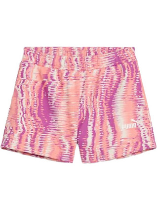 Puma Nature Αθλητικό Παιδικό Σορτς Ροζ Φούξια Μωβ 686488-14