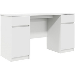 vidaXL Γραφείο Ξύλινο με Βιβλιοθήκη 140x49x76cm 3328507