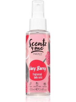 Yardley Scentz 4 Me Very Berry Body Mist 100ml