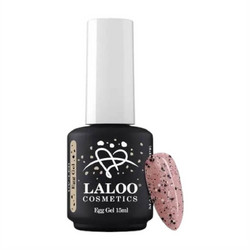 Laloo Egg Gel Black & White Top Coat Ημιμόνιμο Βερνίκι Νυχιών 15ml