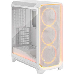 Fractal Design Meshify 3 Ambience Pro TG Clear Tint White Gaming Midi Tower Κουτί Υπολογιστή RGB με Πλαϊνό Παράθυρο