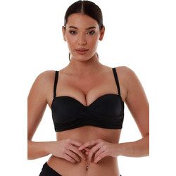 Bluepoint Bikini Top Strapless με Ενίσχυση Μαύρο 25066093D-02