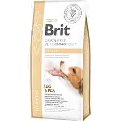 Brit Vetenirary Diet Grain Free Hepatic with Egg & Pea 12kg