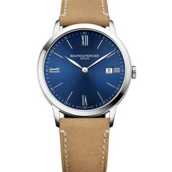 Baume & Mercier Classima Ανδρικό Ρολόι με Καφέ Δερμάτινο Λουράκι M0A10385