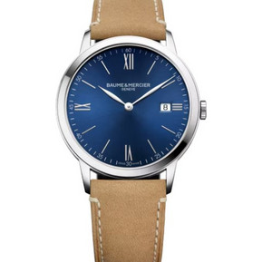 Baume & Mercier Classima Ανδρικό Ρολόι με Καφέ Δερμάτινο Λουράκι M0A10385