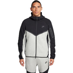 Nike Ανδρική Ζακέτα Fleece με Φερμουάρ Μαύρη Γκρι HV0949-011