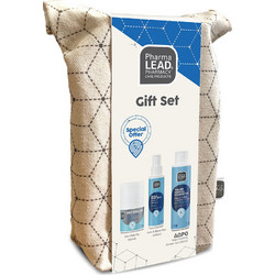 Pharmalead Blue Deodorant Roll-On 50ml + Hair & Body Mist 100ml + Yogurt Cooling Shower Gel 100ml
