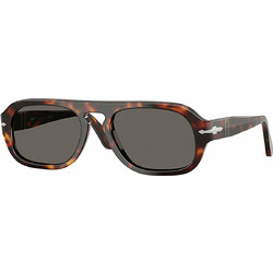 Persol PO3369S 24B1 Ανδρικά Γυαλιά Ηλίου Aviator Κοκάλινα Ταρταρούγα με Μαύρο Φακό