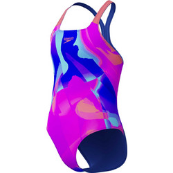 Speedo Αθλητικό Παιδικό Μαγιό Ολόσωμο για Κορίτσι Μωβ Navy Μπλε Φούξια 8003734-18166