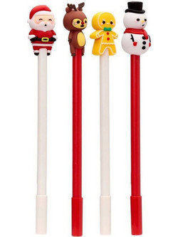 Puckator Christmas Festive Friends Στυλό Διαρκείας Μπλε XPEN244
