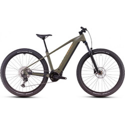 Cube Reaction Hybrid Pro 800 2025 Ηλεκτρικό Ποδήλατο Mountain 29" με 12 Ταχύτητες και Δισκόφρενα Πράσινο Mint