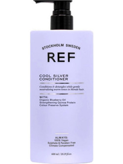 REF Cool Silver Conditioner για Προστασία Χρώματος & Επανόρθωση για Βαμμένα Mαλλιά 600ml