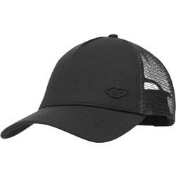 4F Ανδρικό Καπέλο Jockey με Δίχτυ Snapback Υφασμάτινο Μαύρο 4FWSS25ACABU401-20S