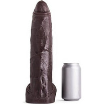 Mr. Hankeys Toys Cutler Ρεαλιστικό Dildo με Βεντούζα & Όρχεις 33.6cm Καφέ