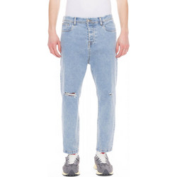 Cover Dan Ανδρικό Τζιν Παντελόνι Ελαστικό Slim Εφαρμογή Γαλάζιο Q1883-30