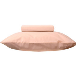 Viopros Σεντόνι Μονό Βαμβακερό 160x260 Colours 950 Salmon
