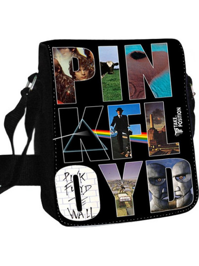 Takeposition Pink Floyd Ανδρική Τσάντα Ώμου / Χιαστί Μαύρη 984-7574