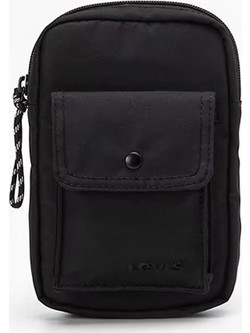 Levi's Ανδρική Τσάντα Ώμου / Χιαστί Μαύρη D7778-0001