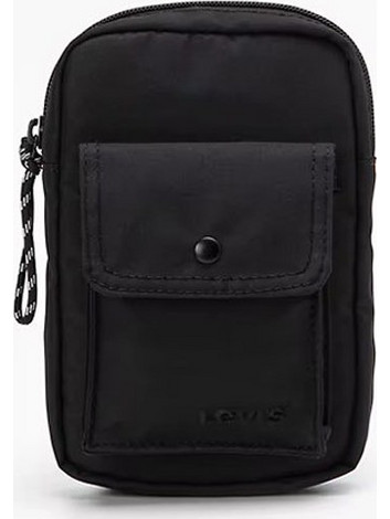 Levi's Ανδρική Τσάντα Ώμου / Χιαστί Μαύρη D7778-0001