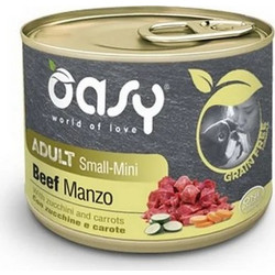 Oasy World of Love Grain Free Adult Small & Mini with Beef 200gr