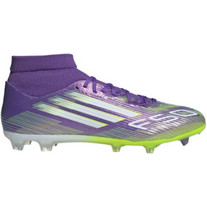 Adidas F50 League Mid FG/MG JI0886 Ποδοσφαιρικά Παπούτσια με Τάπες και Καλτσάκι Μωβ