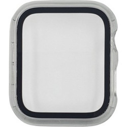 Naxius Πλαστική Θήκη Tempered Glass για Apple Watch 4 / 5 / 6 / SE 44mm Διαφανής
