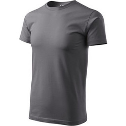 Malfini Basic Ανδρικό Αθλητικό T-Shirt Ανθρακί MLI-12936