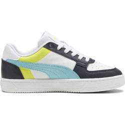 Puma Caven 2.0 Παιδικά Sneakers Λευκά Navy Μπλε Γαλάζια Lime 394461-12
