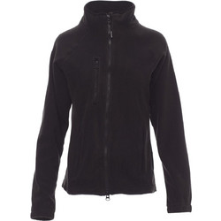 Payper Norway Γυναικεία Ζακέτα Fleece Μακριά με Φερμουάρ Μαύρη 03000267