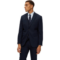 Selected Καλοκαιρινό Ανδρικό Blazer Υφασμάτινο με Στενή Εφαρμογή Navy Μπλε 16087868