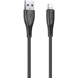 Awei CL-182L USB-A to Lightning Cable 1m Black 6954284008860