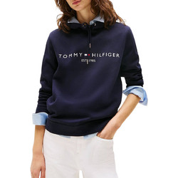 Tommy Hilfiger Γυναικείο Φούτερ με Κουκούλα Navy Μπλε WW0WW31998-DW5