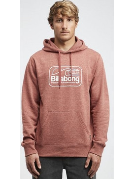 Billabong Ανδρικό Φούτερ με Κουκούλα & Τσέπες Σομόν Q1HO02BIF9-576