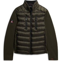 Superdry Ανδρικό Μπουφάν Χειμωνιάτικο Softshell Χακί M5012043A-ZC3