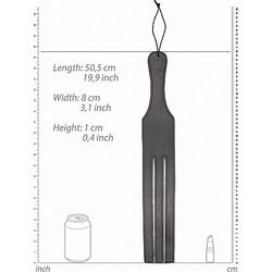 Ouch! Three Finger Paddle Black