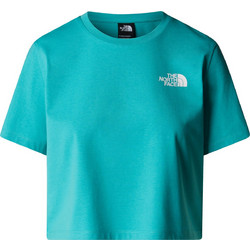 The North Face Simple Dome Tee Γυναικείο Αθλητικό Crop Top Βεραμάν NF0A87U4-E6F