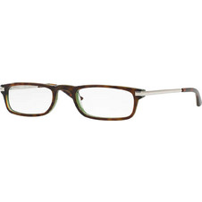 Luxottica 3203 C5 Ανδρικός Σκελετός Γυαλιών Οράσεως Μεταλλικός Ασημί Μαύρος