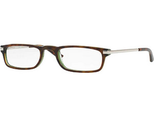 Luxottica 3203 C5 Ανδρικός Σκελετός Γυαλιών Οράσεως Μεταλλικός Ασημί Μαύρος