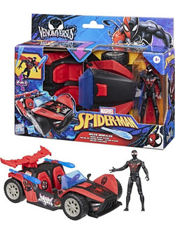 Hasbro Marvel Spider-Man VenomVersus Epic World of Action Miles Morales Remix Blast Racer Φιγούρα Δράσης για 4+ Ετών
