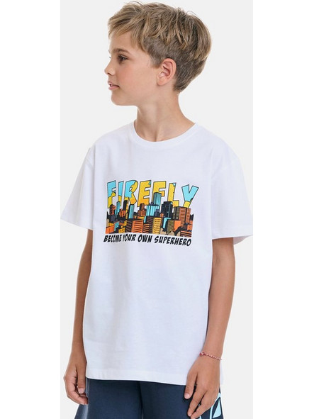 Firefly Παιδικό T-Shirt Κοντομάνικο Λευκό FBT25210-0001