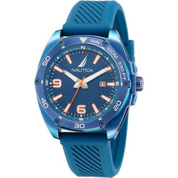 Nautica Tin Can Ανδρικό Ρολόι με Μπλε Καουτσούκ Λουράκι NAPTCF201
