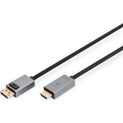 Digitus Καλώδιο DisplayPort to HDMI Male 3m Black DB-340202-030-S